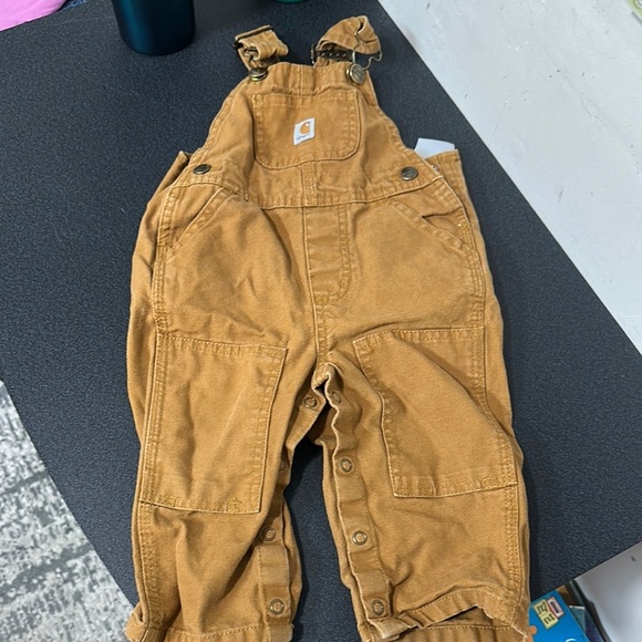 Carhartt Other - Carhartt Tan Corduroy Overalls Classic Workwear Style